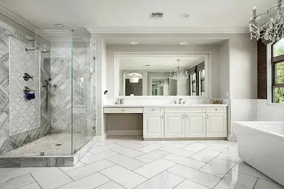 Corner Shower